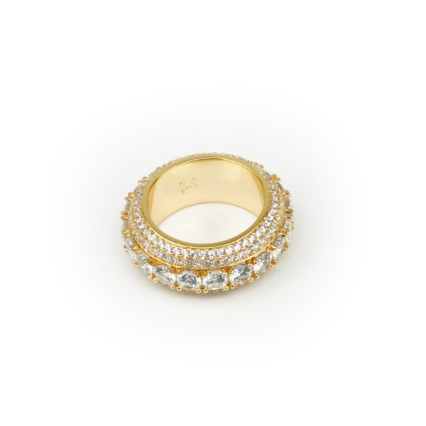 Encrusted Ring- Gold