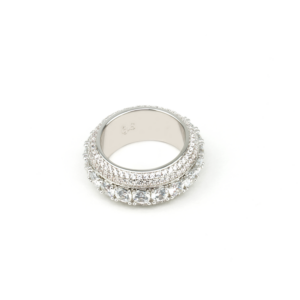 Encrusted Ring- White Gold
