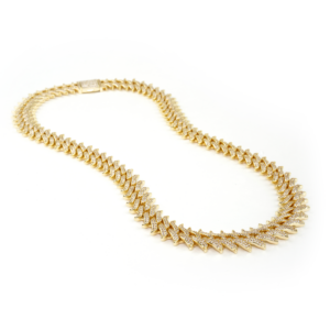 Studded Laurel Chain- Gold 15mm