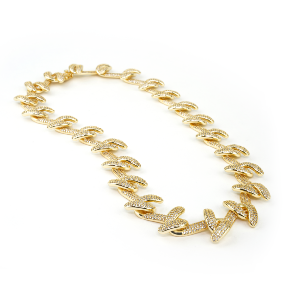 Studded San Marco Chain- Gold 24mm