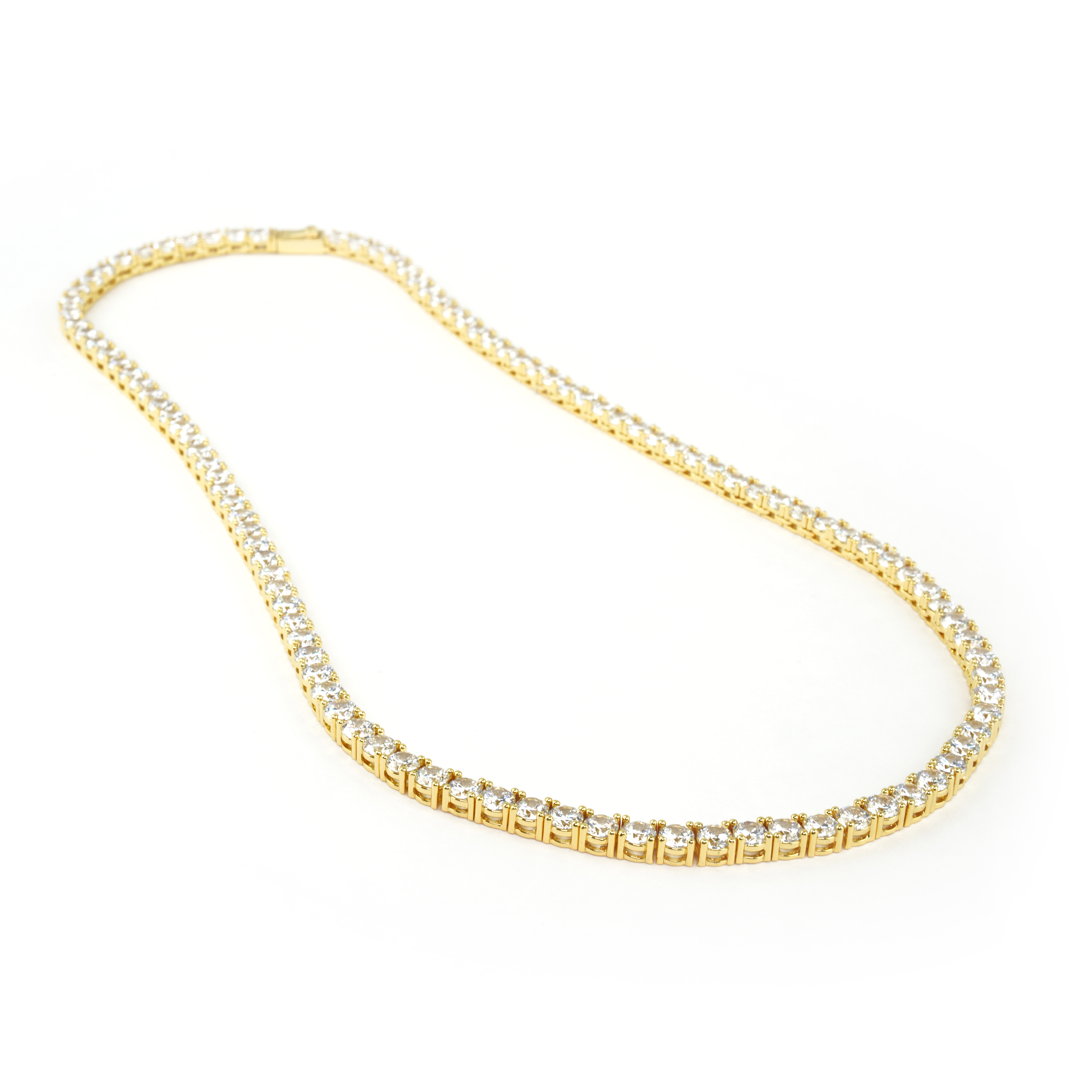 Gold Tennis Necklace - The Gold Starz - Gold Chains, Bracelets
